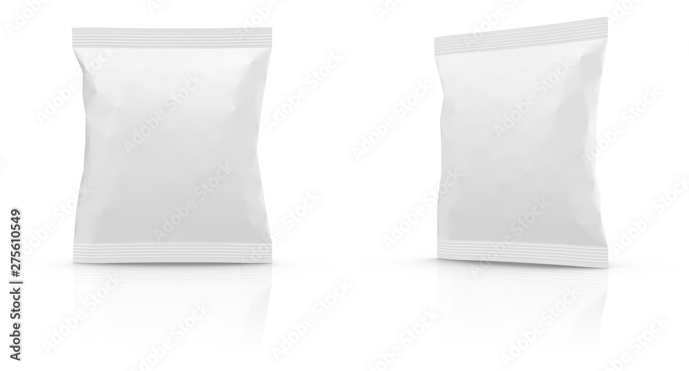 Realistic Blank Mock-up Bag isolated on white background. 100x120mm. Realistic Blank Mock-up Bag isolated on white background. 100x120mm.