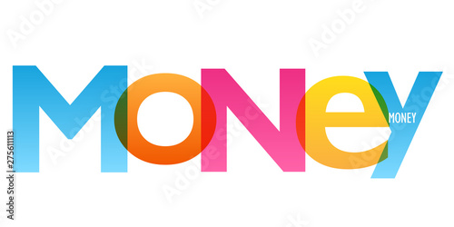MONDY colorful vector typography banner