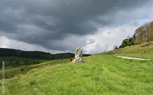 White Stone Cairn as a Trail Marker on the Coast To Coast Path photo