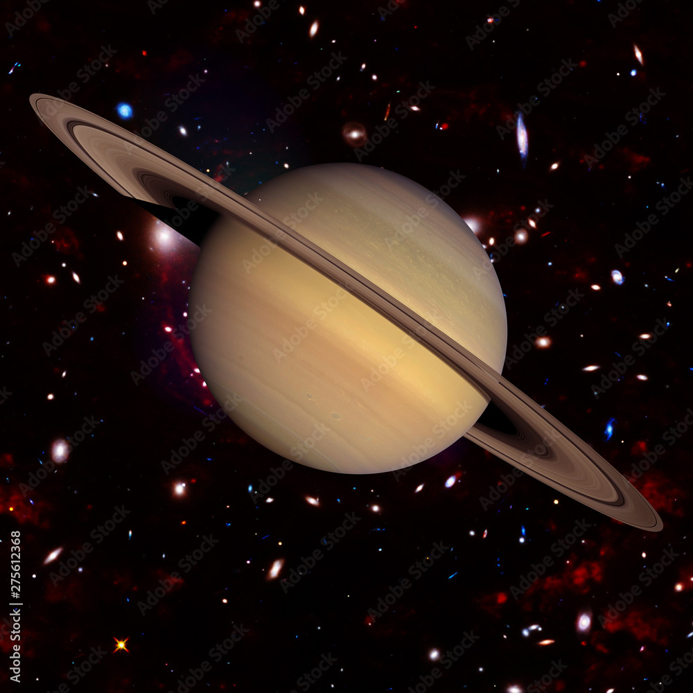 Saturn, solar system. The elements of this image furnished by NASA