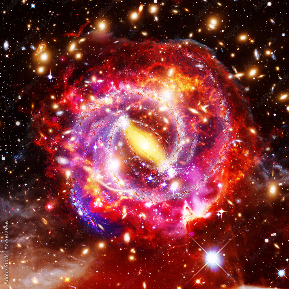 Galaxies. The elements of this image furnished by NASA.