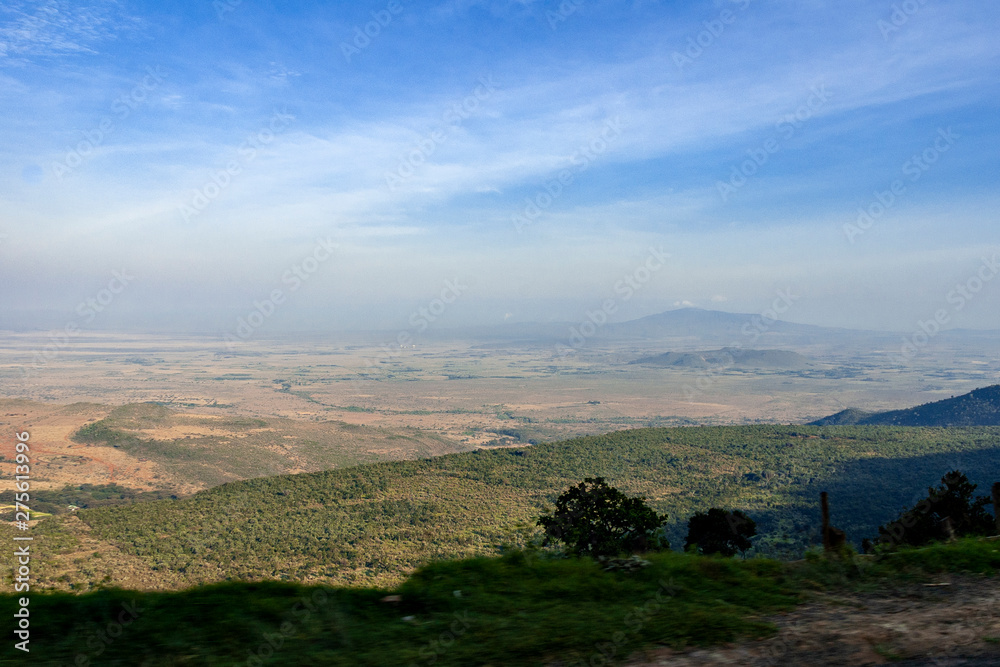 View of Savanna in Kenya