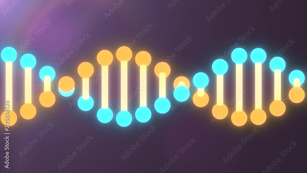 shiny DNA spiral molecule rotating in space seamless loop animation background new quality beautiful natural health cool nice stock 4k video footage shiny DNA spiral molecule rotating in space seamless loop animation background new quality beautiful natural health cool nice stock 4k video footage
