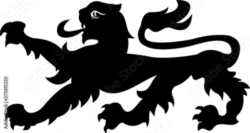 Heraldic lion