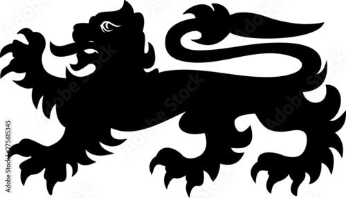 Heraldic lion