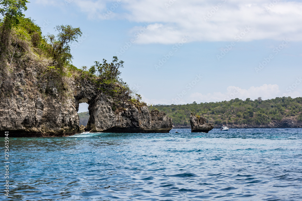 Naklejka premium Nusa Penida coastline, Bali, Indonesia.