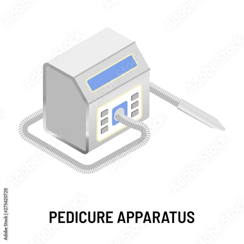Pedicure apparatus isolated electric appliance beauty salon equipment