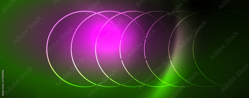 Shiny neon lines template - northern lights glowing blur lines. Futuristic style glow neon 80s disco club or night party techno template Shiny neon lines template - northern lights glowing blur lines. Futuristic style glow neon 80s disco club or night party techno template