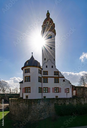 Obraz na płótnie Das Höchster Schloss in Frankfurt am Main in Hessen, Deutschland w salonie