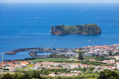 View from the mountains of Vila Franca do Campo, Sao Miguel, Azores