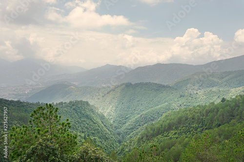 Beautiful view of valley and mountain