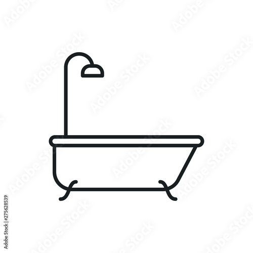 bath vector icon