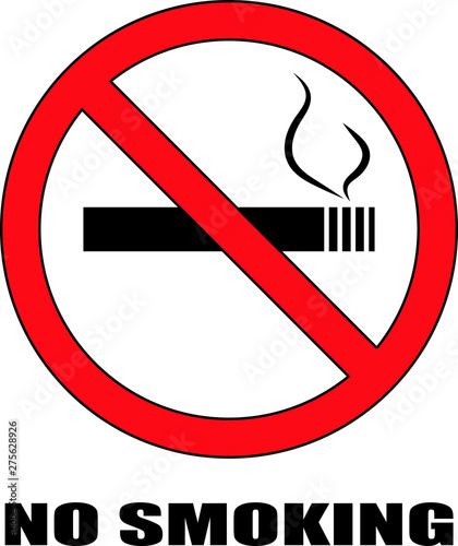 infographics nameplate no smoking