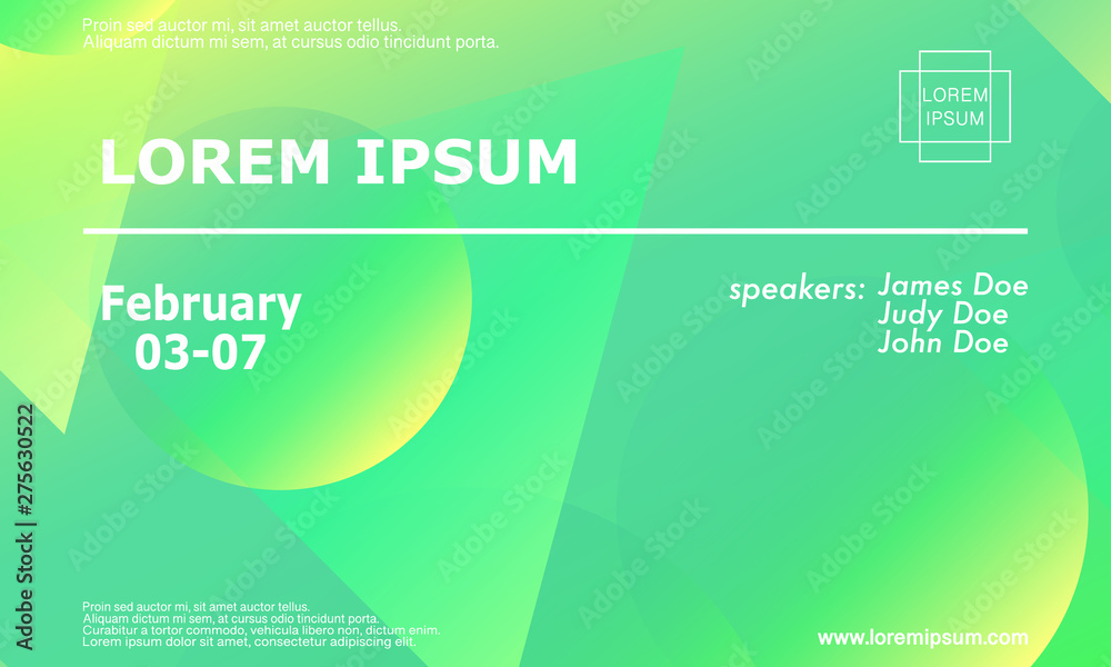 Conference invitation design template Conference invitation design template