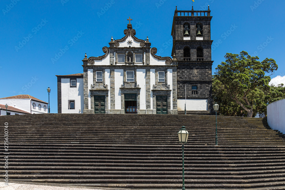 Azores Rye Nossa Senhora da Estrela church in Ribeira Grande, Sao Miguel, Azores ...