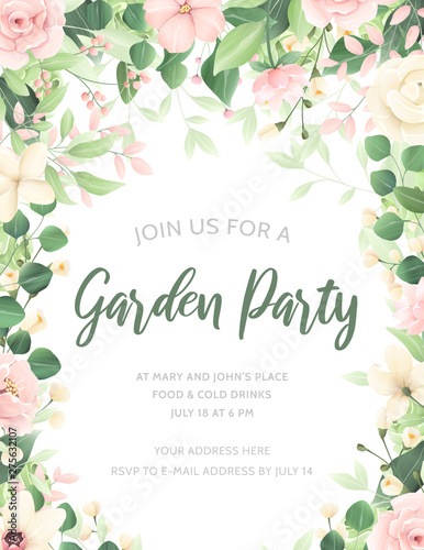 Summer, Garden or Spring Party Invitation