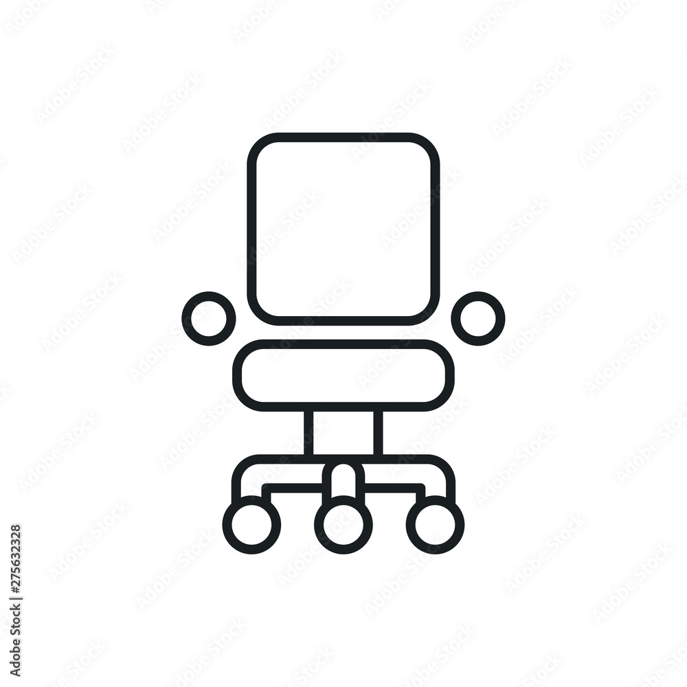 office chair vector icon office chair vector icon
