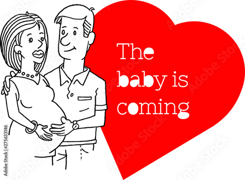 pregnant woman and husband unborn baby