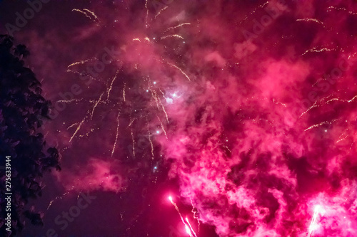 Photography Firework in Tivoli, Copenhagen