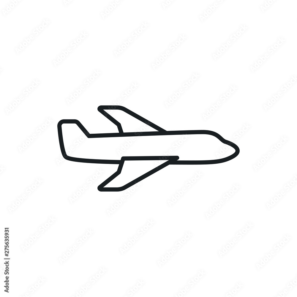 plane vector icon