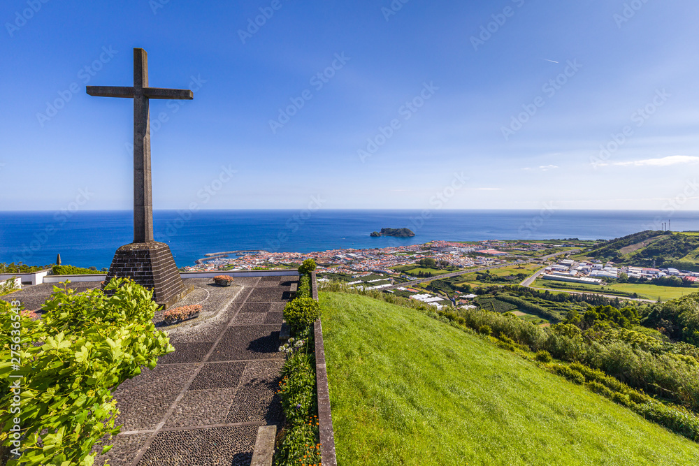 Our Lady of Peace Chapel over Vila Franca do Campo, Sao Miguel island, Azores Our Lady of Peace Chapel over Vila Franca do Campo, Sao Miguel island, Azores