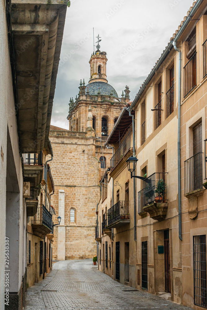 Fototapeta old street in Coria, Caceres, Extremadura, Spain