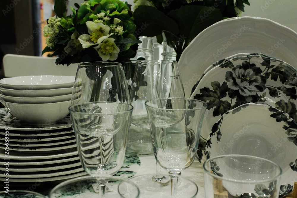 Fototapeta premium table set for dinner
