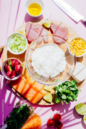 Poke bowl photo