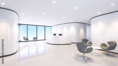 white room reception interior