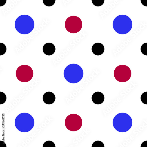seamless pattern with colorful circles