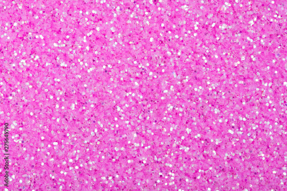Shiny light pink glitter background for adorable desktop, texture for new creative design.