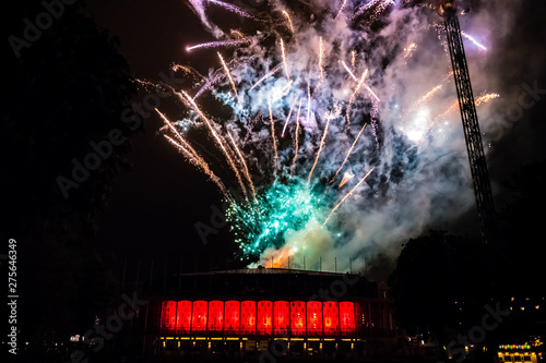 Photography Firework in Tivoli, Copenhagen
