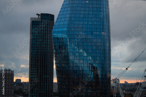 London City  glass buildings photo