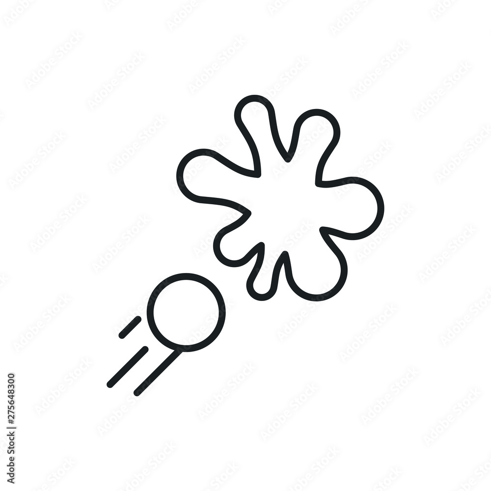 Fototapeta premium paintball vector icon