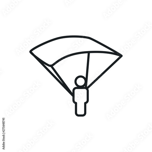 parachoote vector icon