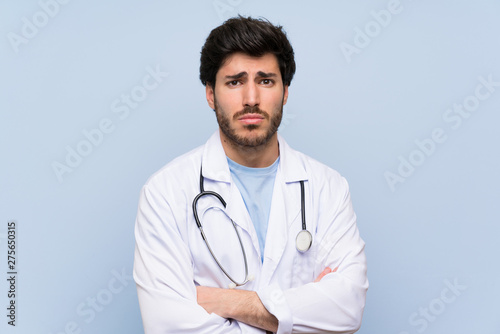 Doctor man sad