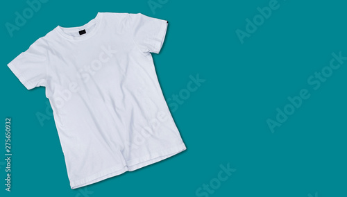 t-shirt mockup and template on isolated background for fashion and textile designer 