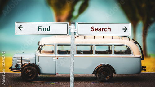 Street Sign Find versus Search