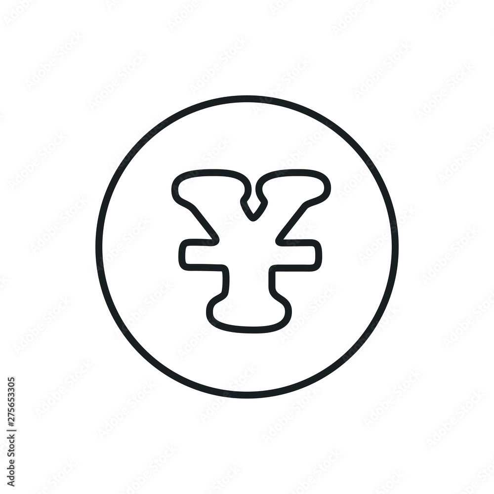 yen sign vector icon yen sign vector icon