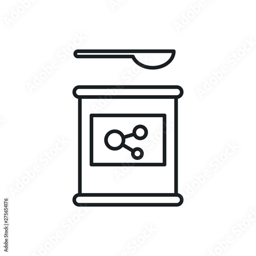 sports nutrition vector icon