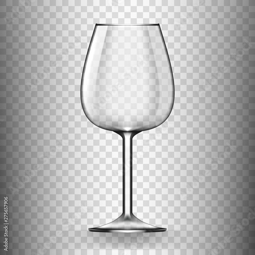 Big Reds Wine Empty Glass Without Wine