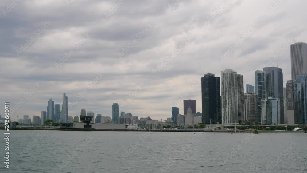 Skyline of Chicago - view from Navy Pier - travel photography Skyline of Chicago - view from Navy Pier - travel photography