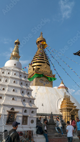 Nepal, Kathmandu. Swayam bhunath temple photo