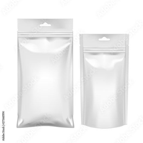 Realistic Flexible Foil Pillow Bag For Food Package