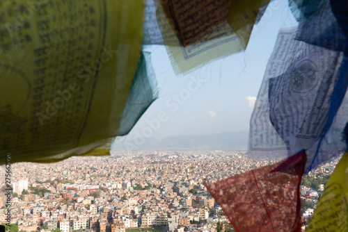 Nepal, Kathmandu. Swayam bhunath temple photo