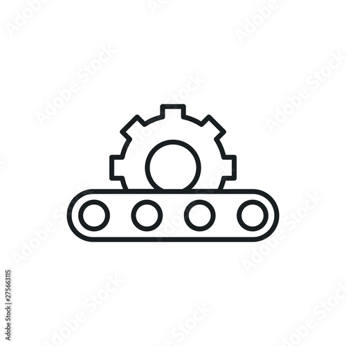 conveyor vector icon