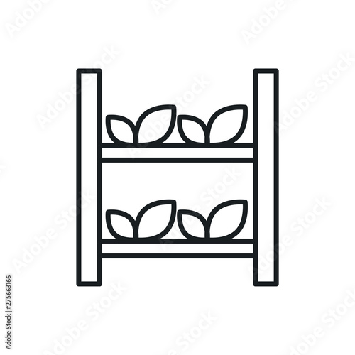 vertical farm vector icon