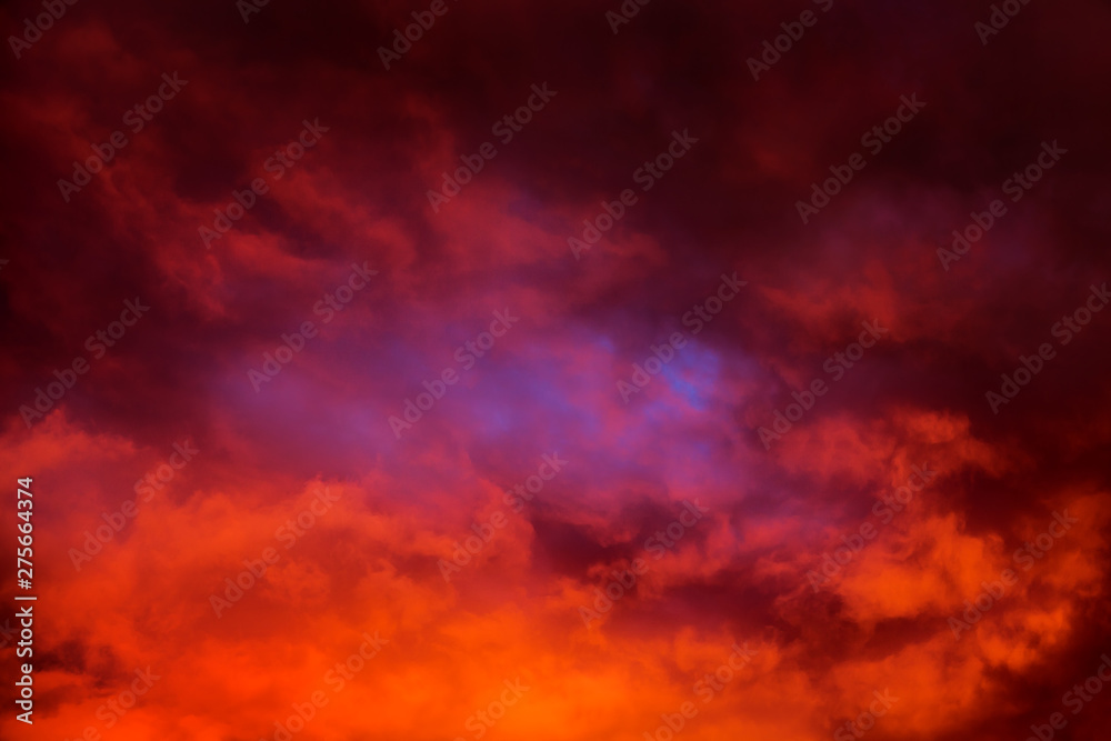 Red Dramatic Clouds Background Red Dramatic Clouds Background