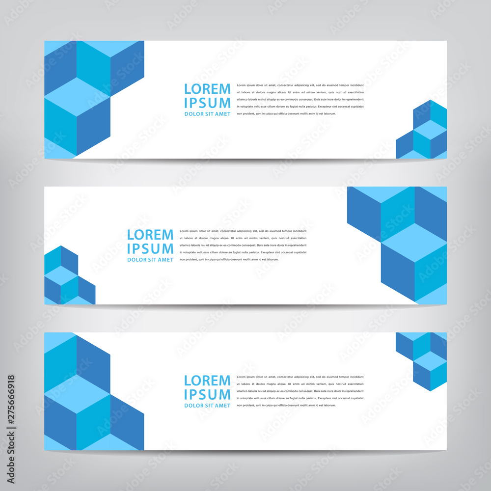 Fototapeta premium abstract web banner template, vector illustration