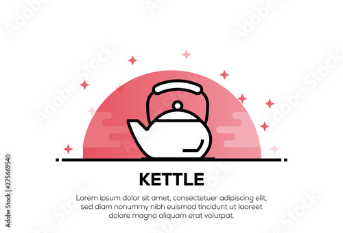 KETTLE ICON CONCEPT